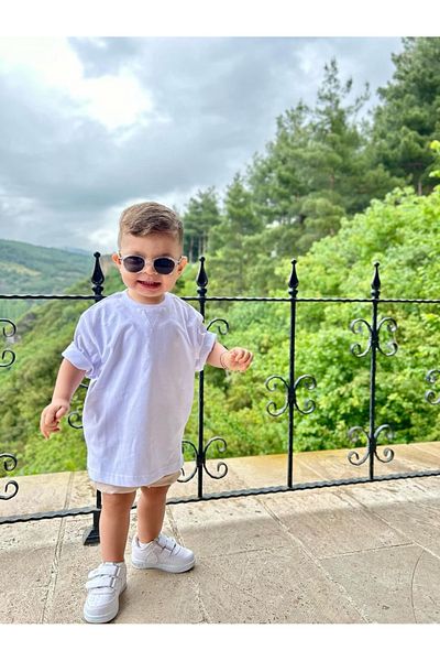 favorimkids Basic White Kids T-Shirt