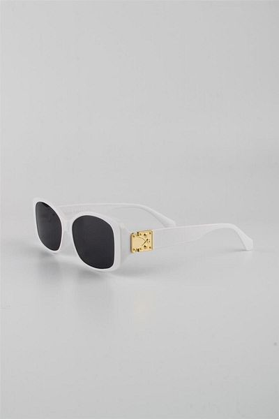 Silvio Monetti Women's Sunglasses - White UV400 Filter, Model615336