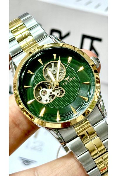FERRO Retro Brand Men's Automatic Wristwatch - 2 Years Warranty