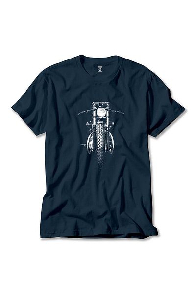 Z zepplin T-shirt Chopper BW Navy Blue