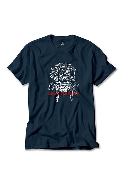 Z zepplin Μακρυμάνικο μπλουζάκι Iron Maiden Navy Blue