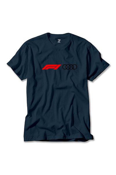 Z zepplin Μπλουζάκι με λογότυπο F1 Audi Navy Blue