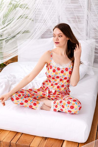nisaNCa Set de pijamale Pegasus pentru femei cu cureaua de frânghie - Seria Young Mother - Pijamale Zestre