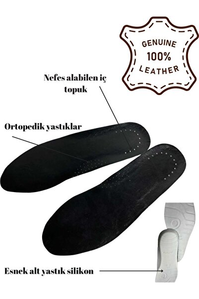 Genel Markalar Koku Önleyici Ve Ter Emici Hakiki Deri Ortopedik Tabanlık