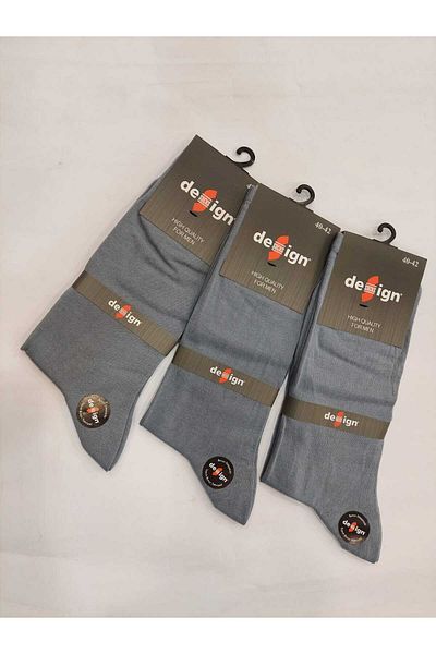 Design Socks MEN'S THIN COTTON NYLON-FREE SEAMLESS SOCKS 3-PIECE