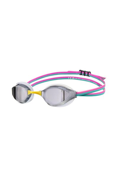 ARENA Python Patterned Silver Swimming Goggles