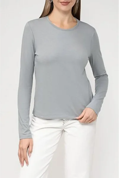 chulfa Luxury Women's Crew Neck Long Sleeve Full Lycra Badi
