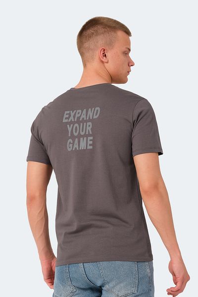 Slazenger Ανδρικό μπλουζάκι σε σκούρο γκρι VEDA