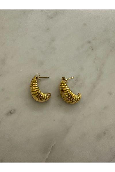 Finery by Nerrs Mini Drum Drum Model Earrings Steel (2.5 cm)