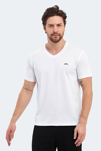 Slazenger Ανδρικό Λευκό T-Shirt - KATRIINA