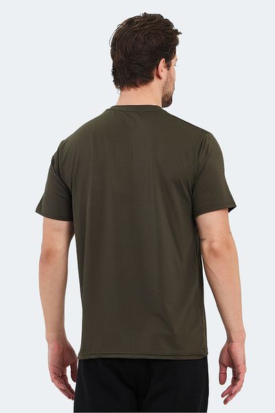 Slazenger OSWIN KTN - Ανδρικό Χακί T-Shirt