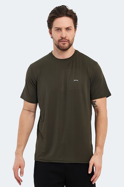 Slazenger OSWIN KTN - Ανδρικό Χακί T-Shirt