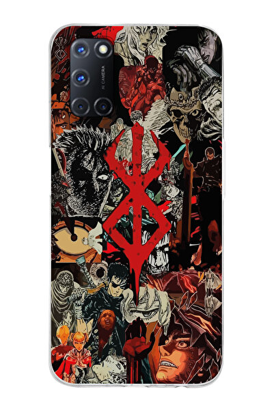 Magic Ring Oppo A52/A72/A92 Uyumlu Berserk Tasarımlı Şeffaf Telefon Kılıfı