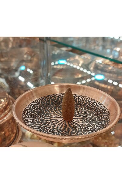 Bakır Center Bakır Tütsülük & Bakır Buhurdanlık Bakır Dekoratif Tabak Tütsülük Oda Kokusu Tütsü