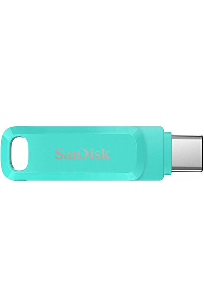 SanDisk Ultra Dual Drive Go 256GB SDDDC3-256G-G46G USB Type-C Flash Memory Tiffany Green