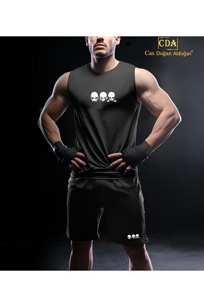 CDA BLACK SPORTSNEAKER SUIT 3 MONKEY