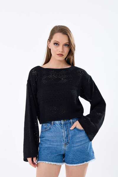 MODA MHE Fashion Mh New Season Curved Hollowed Crop