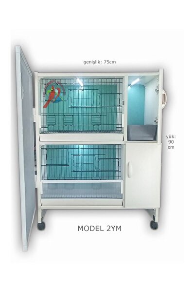 İstanbul Kafes MODEL 02Y PVC KUŞ DOLABI (MONTAJLI KURULU GÖNDERİM)