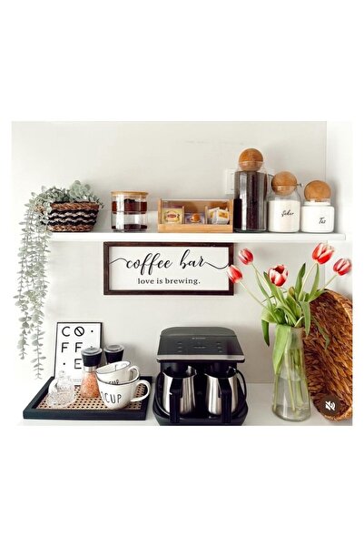 HAYALHANE AHŞAP HOME DECORATION & DESIGN Kahve Köşesi Coffee Bar Tablo