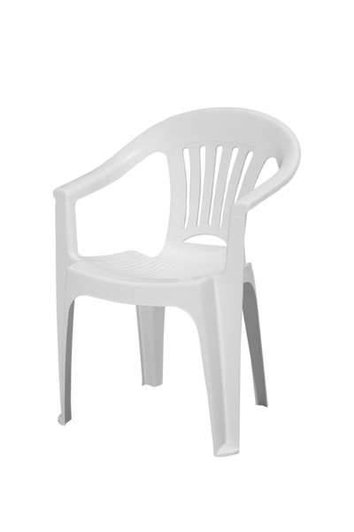 RNL04 Beyaz Plastik Bahçe Koltuğu - GFM141W
