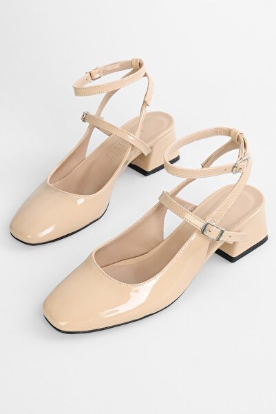 Shoeberry Dámské boty na podpatku s tupou špičkou se sponou Idean