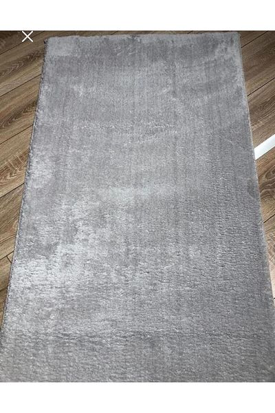 AKSU OVAL COMFORT FLAT FRINGED PLUSH RUG