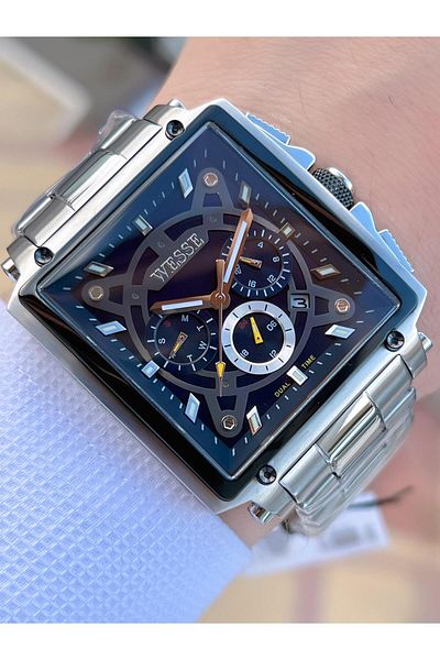Wesse Steel Cord Inner Functions Active 5 Atm Water Resistant Men's Wrist Watch EWWG402703