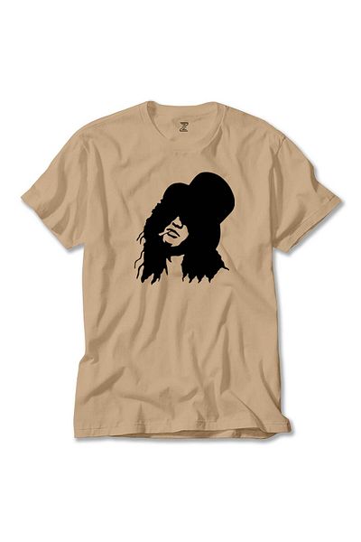Z zepplin Slash Portrait Cream T-Shirt