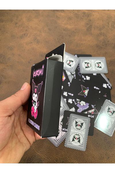 Meyra Accessories Hello Kitty Kuromi Cinnamoroll Pikhaçu Spiderman New Modern Playing Card Poker Card - Gift
