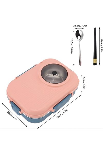 Vagonlife Vagon Life Steel Nutrition and Storage Box Bl 70100 Powder Pink
