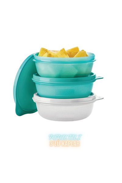 Tupperware 300 ml Set of 3 - Shimmering Storage and Serving Container
