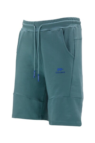 Shinzone Erkek Likralı Yazlık Esnek Lastikli Yeşil Şort