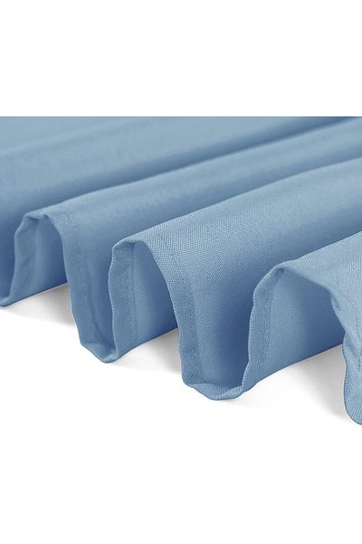 Zeren Home Față de masă rotundă, rezistentă la lichide, fără îngrijire, albastră