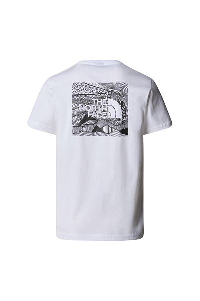 THE NORTH FACE M S/S REDBOX CELEBRATION TEE Ανδρικό T-shirt NF0A87NVFN41 Λευκό-XXL