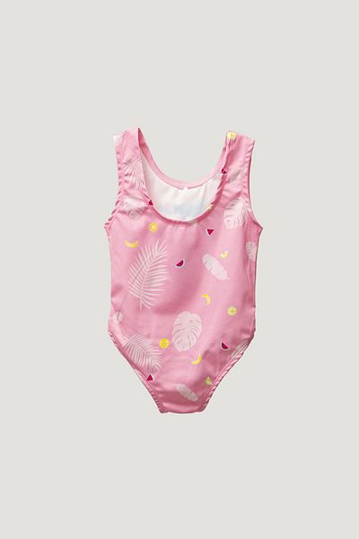 Pop Patterned Girl's Swimsuit - Summer