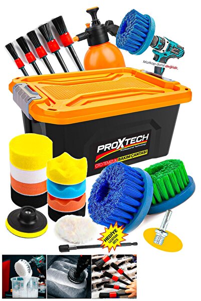 PROXTECH Çok Fonksiyonlu profesyonel Genel Temizlik 22 Parça Matkapa Uyumlu P...