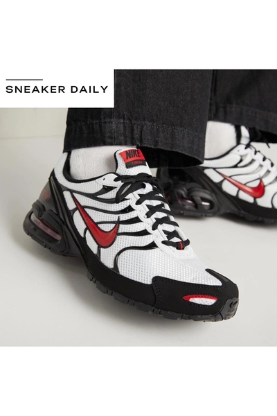 Nike حذاء رياضي رجالي من Red Air Max Torch 4 Trainers Training Marathon