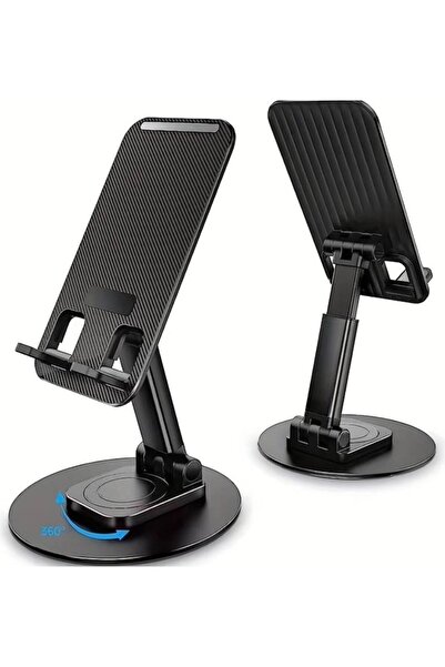 qasul 360 Derece Dönebilen Katlanabilir Masa Üstü Telefon Tutucu Stand Yuvarl...