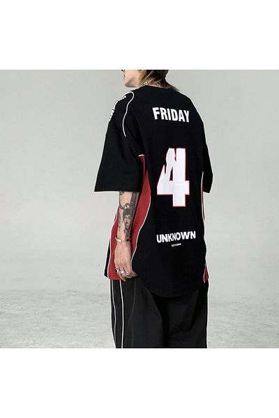 Köstebek Unisex Friday Unknown Red Stripe T-shirt