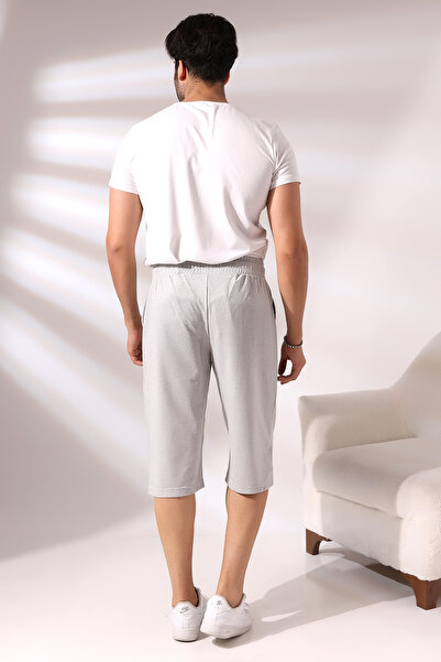 Endies Erkek Uzun Kapri Şort 20655 GRİMELANJ