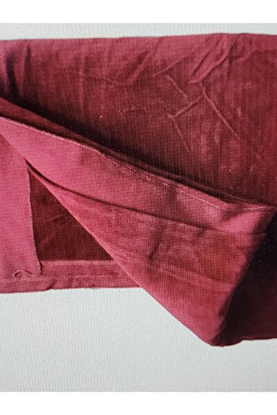 Star مفرش طاولة مخملي أحمر مقاوم للحريق للمقهى وغرفة الحلاقة (140x140)