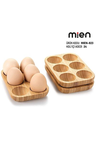 MİEN Mien Bamboo 6-Piece Egg Bowl
