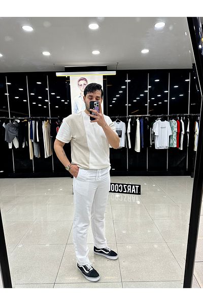 Tarz Cool Ανδρικό παντελόνι Jogger - Κανονική εφαρμογή