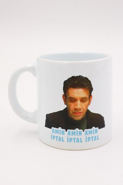 EFBUTİK White Timur Amin Cancel Mug