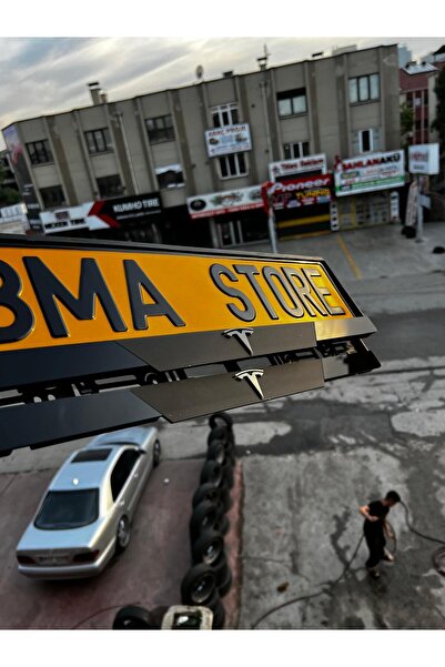 BMASTORE06 TESLA Mat Model Pleksi Plakalık (1 takım,2 adet)