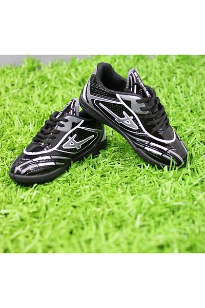 ZİRVE MAĞAZA New Season Gear Black Giri Patent Leather Laced Astroturf Field Shoes Crampons