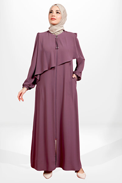 Beyza 3910 Tesettür GülKurusu Ferace