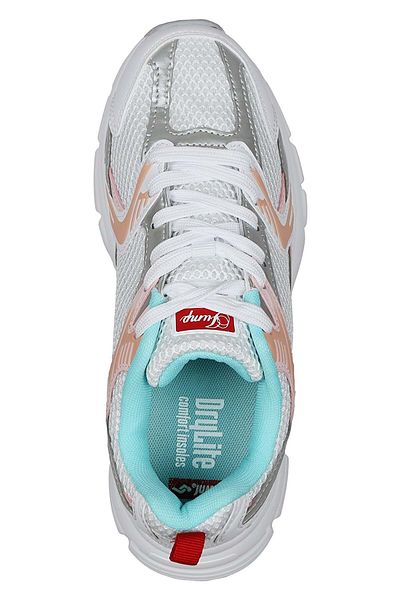 Jump 28712 Model White Sports Shoes - Powder and Blue 36