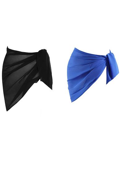 BAHELS Set de 2 pareo din tul pentru femei