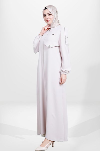 Beyza Μπεζ Hijab Ferace - Μοντέλο 3885